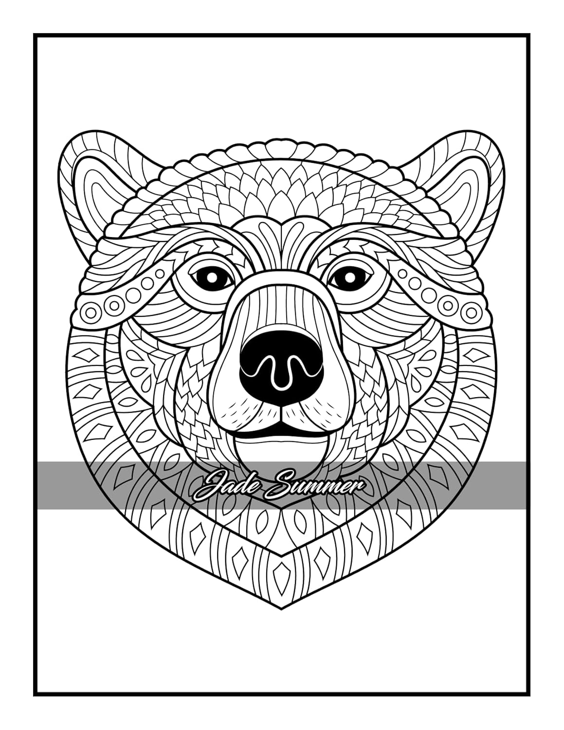 100 Animals: An Adult Coloring Book with Lions, Elephants, Owls, Horses, Dogs, Cats, and Many More! - Image 16