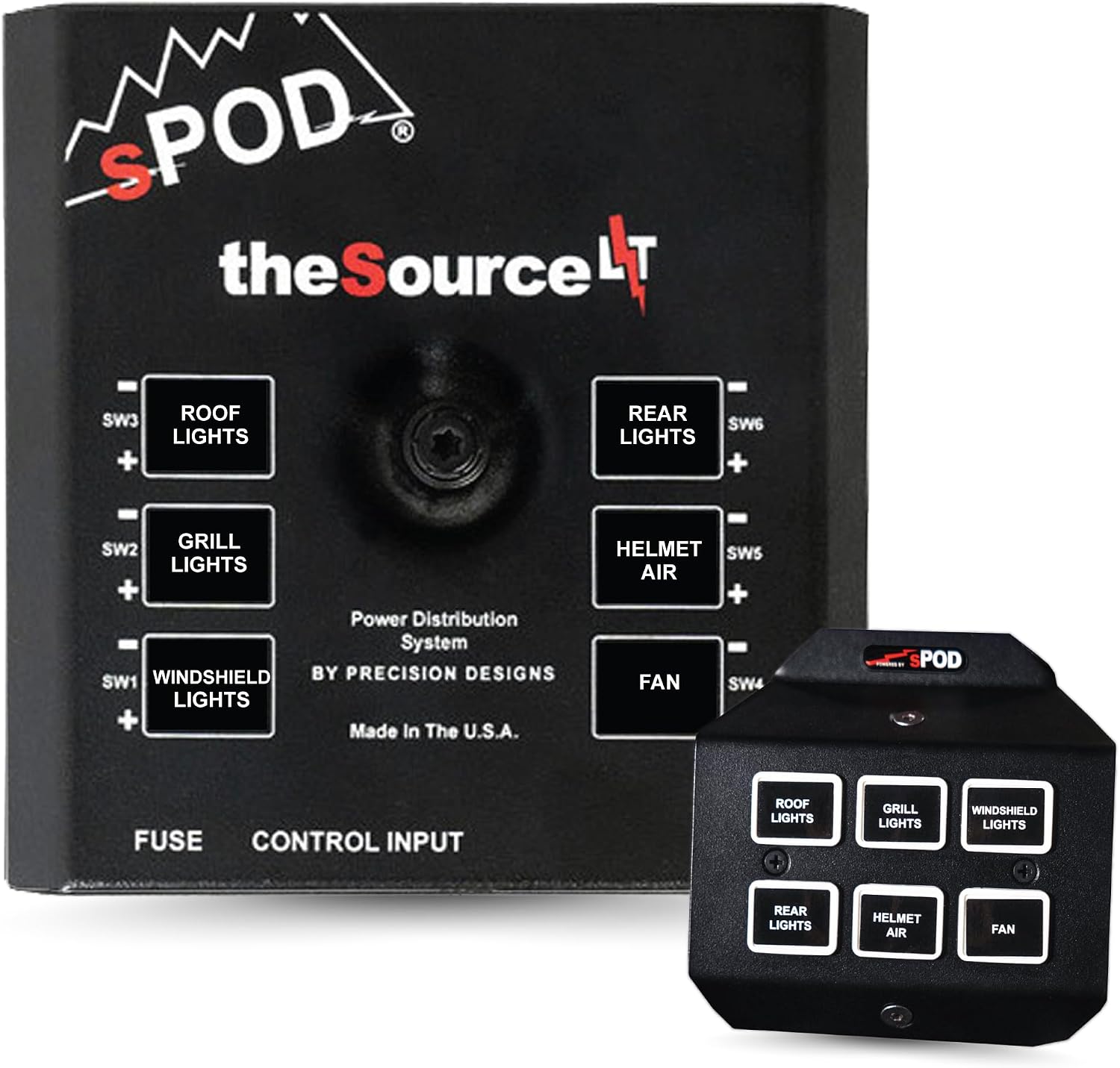 SourceLT w/ Mini6 for Universal w/ 36 Inch Battery Cables sPODS