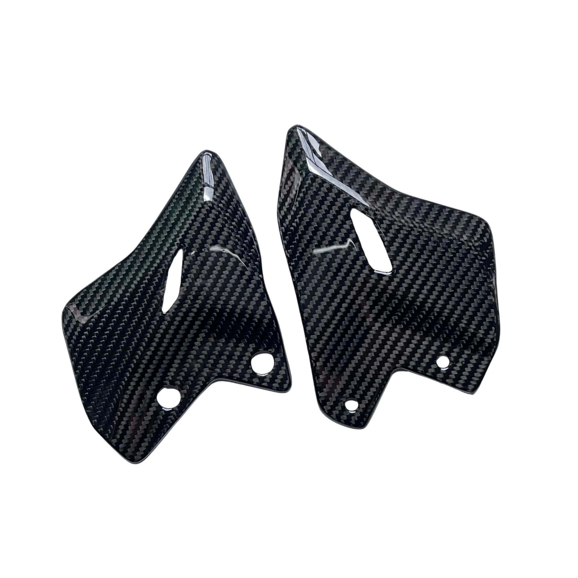 Kompatibel mit Kawasaki Z650 2017–2025 Modifikation: Fersenschutz aus Kohlefaser, hinten montierter Fußschutz, Verkleidung, Motorradzubehör