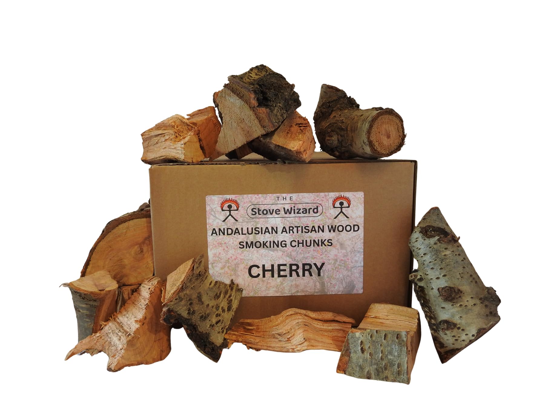 Hickory Wood BBQ Smoker Smoking Chunks 3kg 10 Litre Andalusian Artisan Premium Quality Natural Eco Friendly Wood Chunks for Gas & Charcoal Grill Outdoor Cooking for Authentic BBQ Flavour — view 13