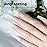 RARJSM Nude Milky White Gel Nail Polish Blue Tone Rainbow Glitter Chunky Iridescent Sparkle Shimmer Diamond Jelly Transparent Gel Polish Single Bottle Soak off UV LED Cured for Home Salon Manicure
