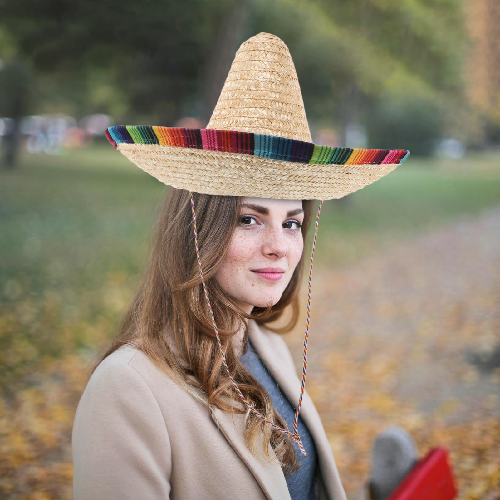 Sombrero Mexicano De Liviano Para Niños Ala Ancha De 43 Cm Accesorio Para Disfraz De Carnaval Sombrero De Para Fiesta Color Beige