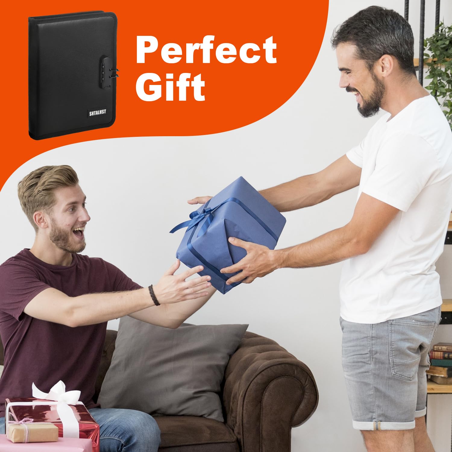 Coin Collection Book with Lock, 520 Pockets Fireproof Coin Collection Holder & 36 Sleeves Currency Storage Case, Coin Binder Organizer Album for Pennies Quarters Stamp Badges