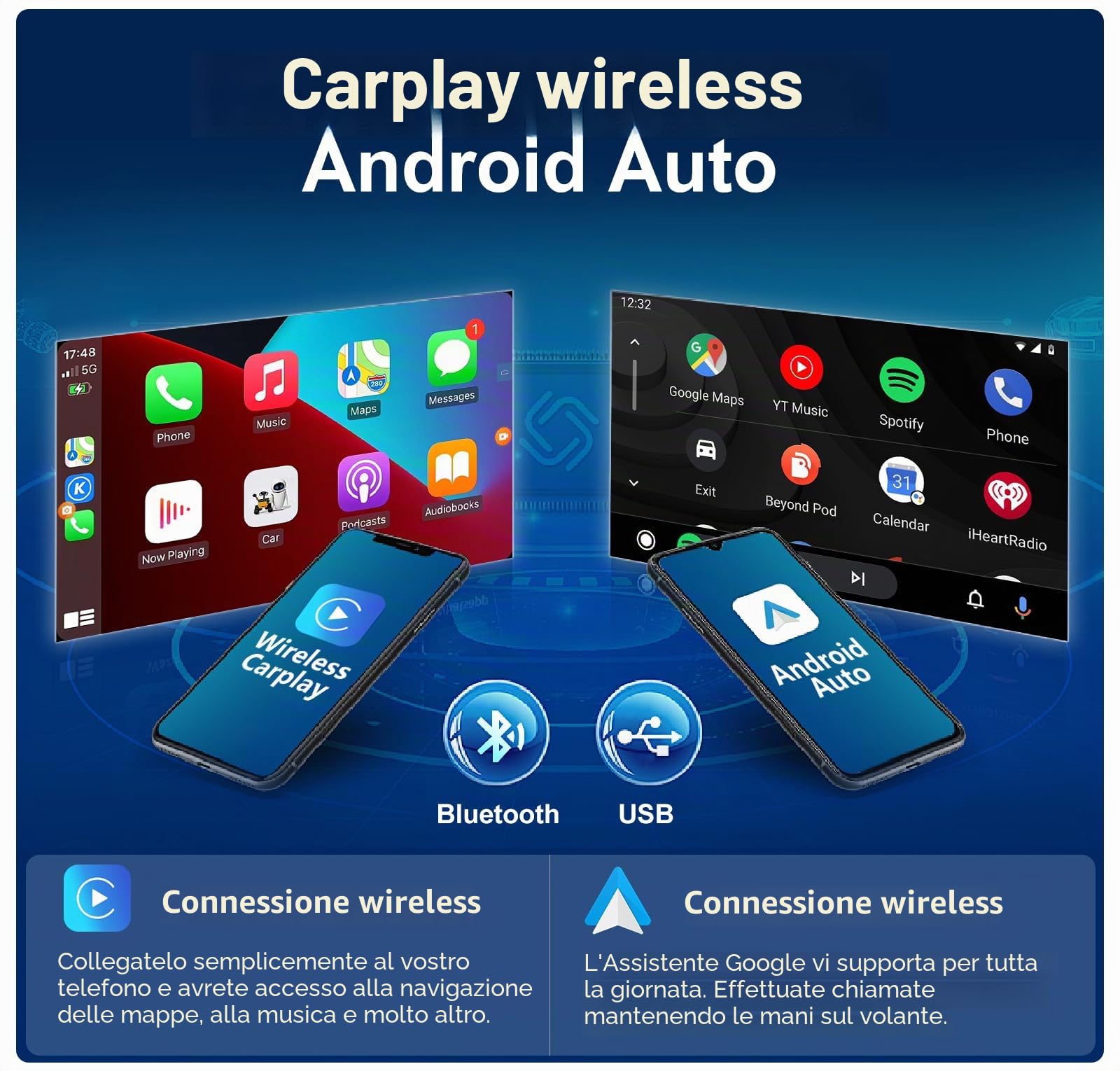 6GB RAM + 128GB ROM Autoradio Android 15 per Citroen C4 II DS4 2011-2018 - Telecamera posteriore + microfono - Con GPS Wireless Carplay, DSP, WIFI, BT5.0, Controllo del volante,IPS da 10"