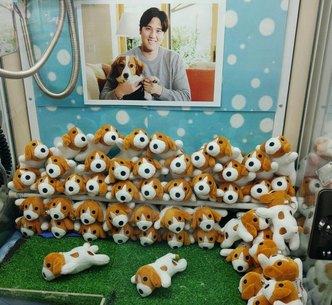 デコピンみたいな犬のぬいぐるみ 大谷翔平のデコピンのぬいぐるみならaruBuy（あるバイ。）