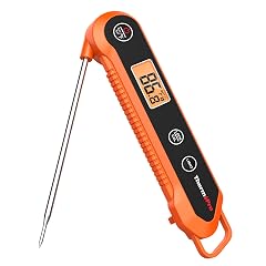 ThermoPro Digital Instant Read Meat Thermometer for Grilling Waterproof Kitchen Food Thermometer with Calibration Backlight Smoker Oil Fry