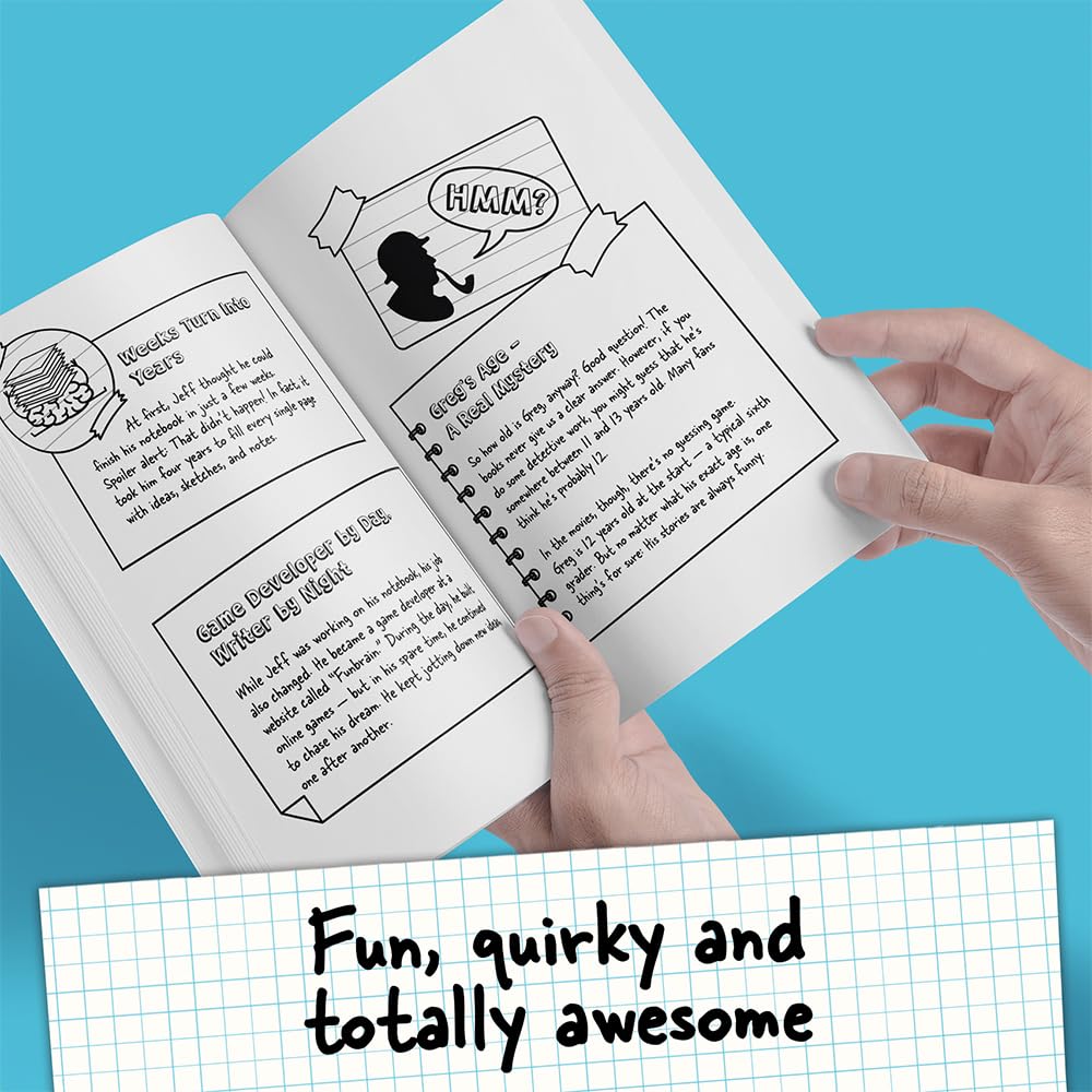 Awesome Facts for Fans of Greg’s Wimpy Diary: The Unofficial Collection: Surprising and Crazy Fun Facts about the Cartoon Novel Series | The Perfect Gift for Kids and Book Fans