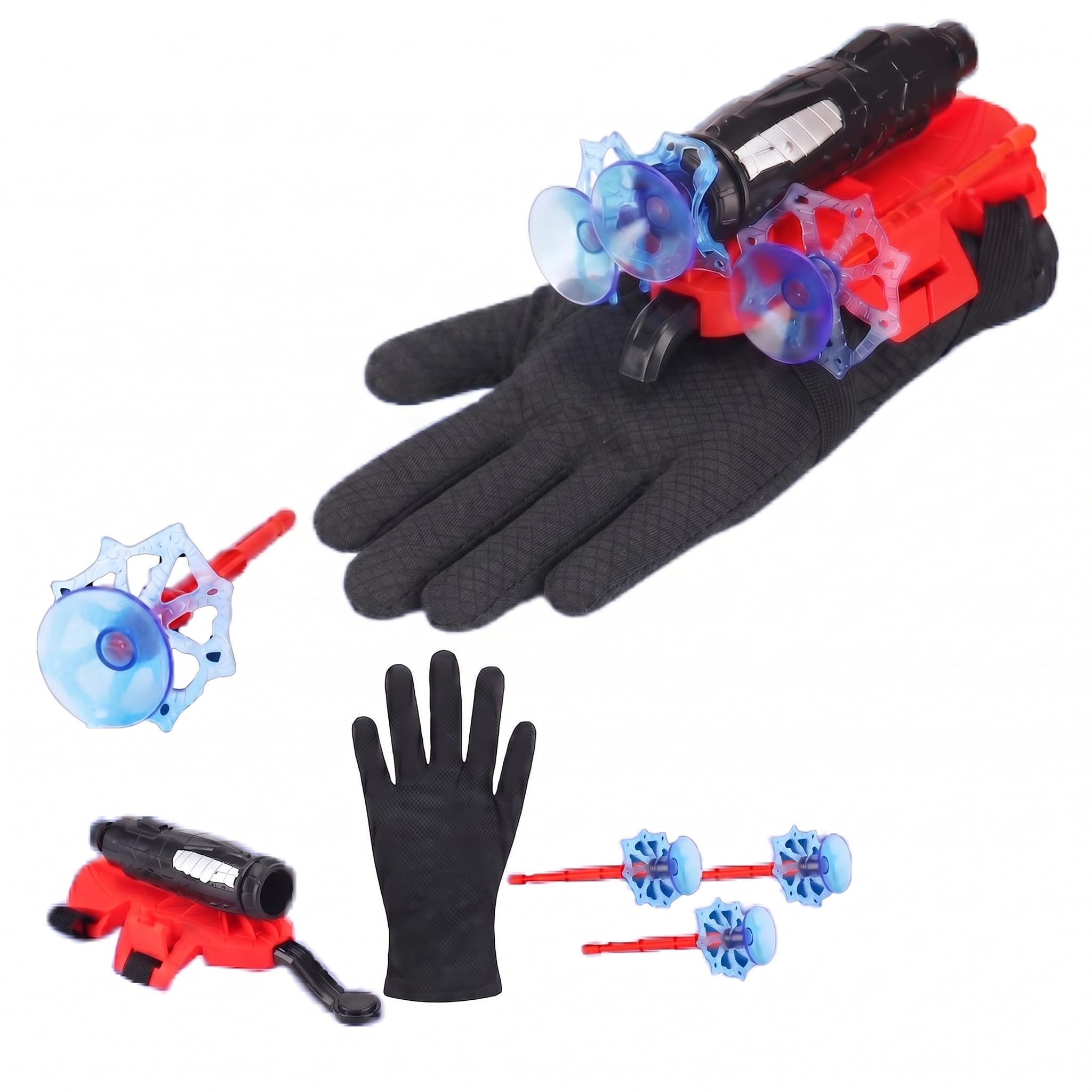 Spider Web ShootTers Toy for Kids Fans, Cosplay Launcher Bracers Accessories, Hero Launcher Wrist Toy Set, Sticky Wall Soft Funny Children's Educational Toy-image-11