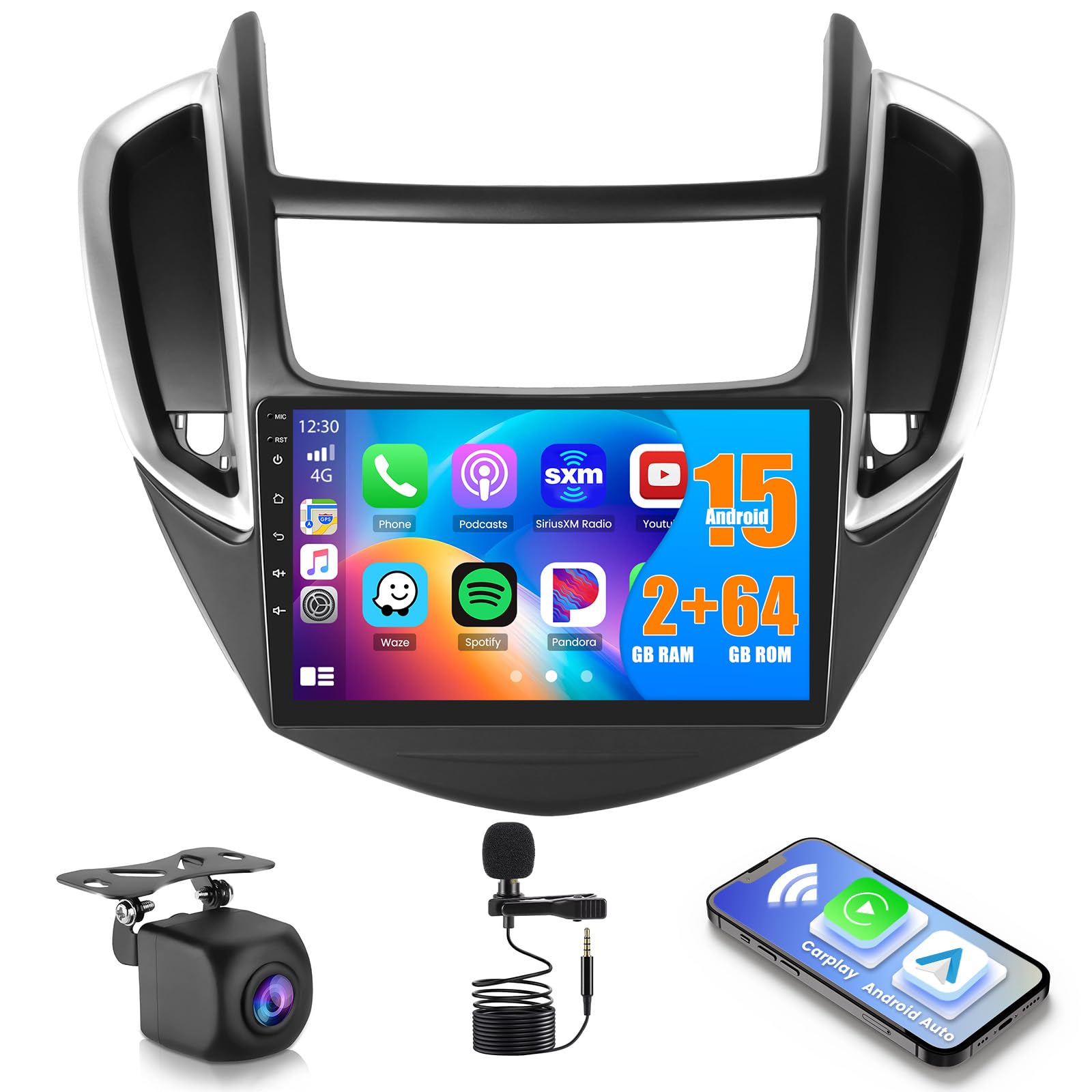 Amazon.com: Android 15 Car Stereo for Chevrolet Chevy Trax 2014