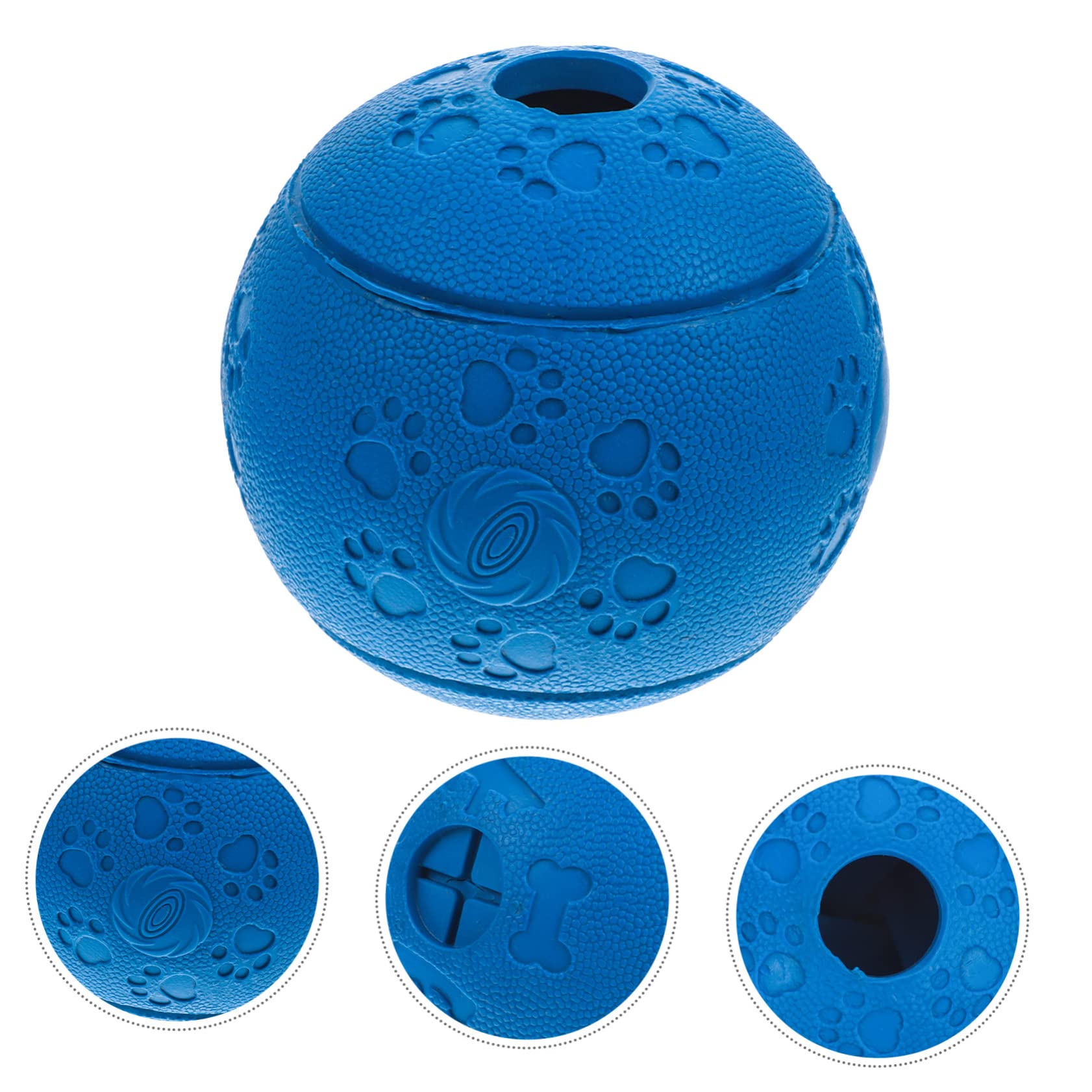 YARNOW 3 Pièces Jouet à Mâcher pour Traiter La Distribution De Jouets pour Chiens Jouet De Friandise pour Balles De Mordre Balle pour Animaux De Compagnie Caoutchouc