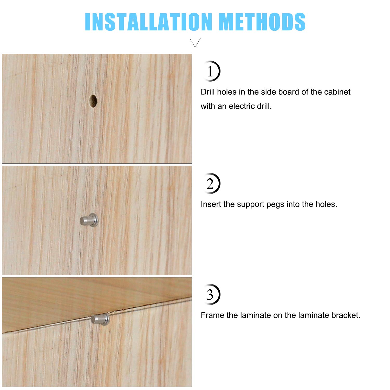 Diametri 3,4,5,6,7 Mm, Per Armadi E Librerie Borchie - Foto 2