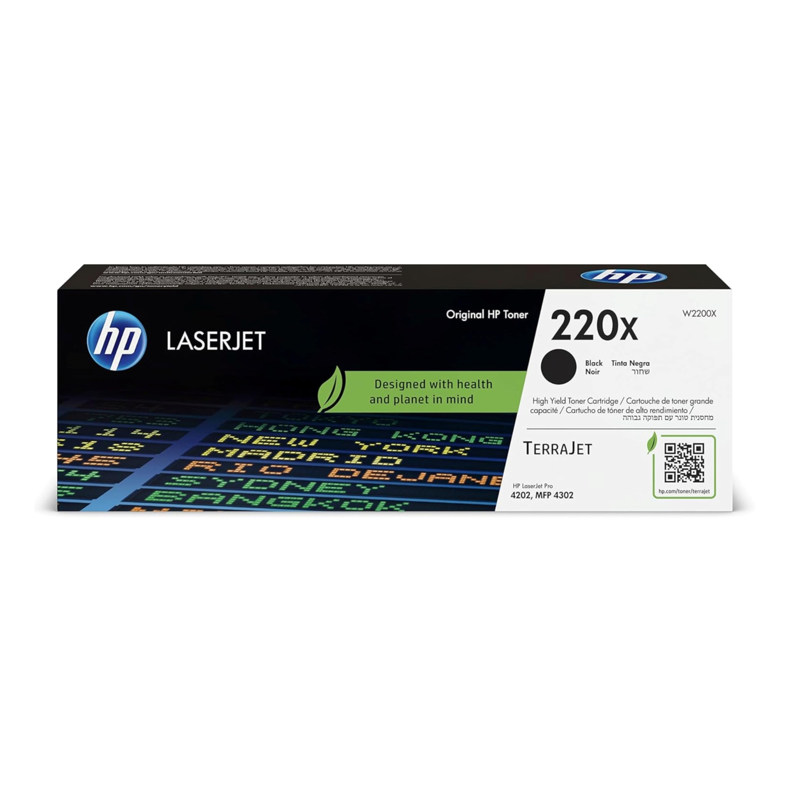 HP Cartucho de tóner Original Laserjet 220X Negro