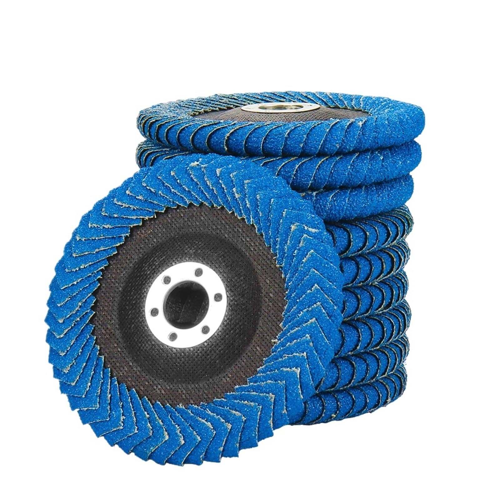 Tarcza lamelowa ścierna tarcza lamelowa 100mm/115mm/125 mm tarcze szlifierskie 60 ziaren (10 szt., 115 x 22 mm)