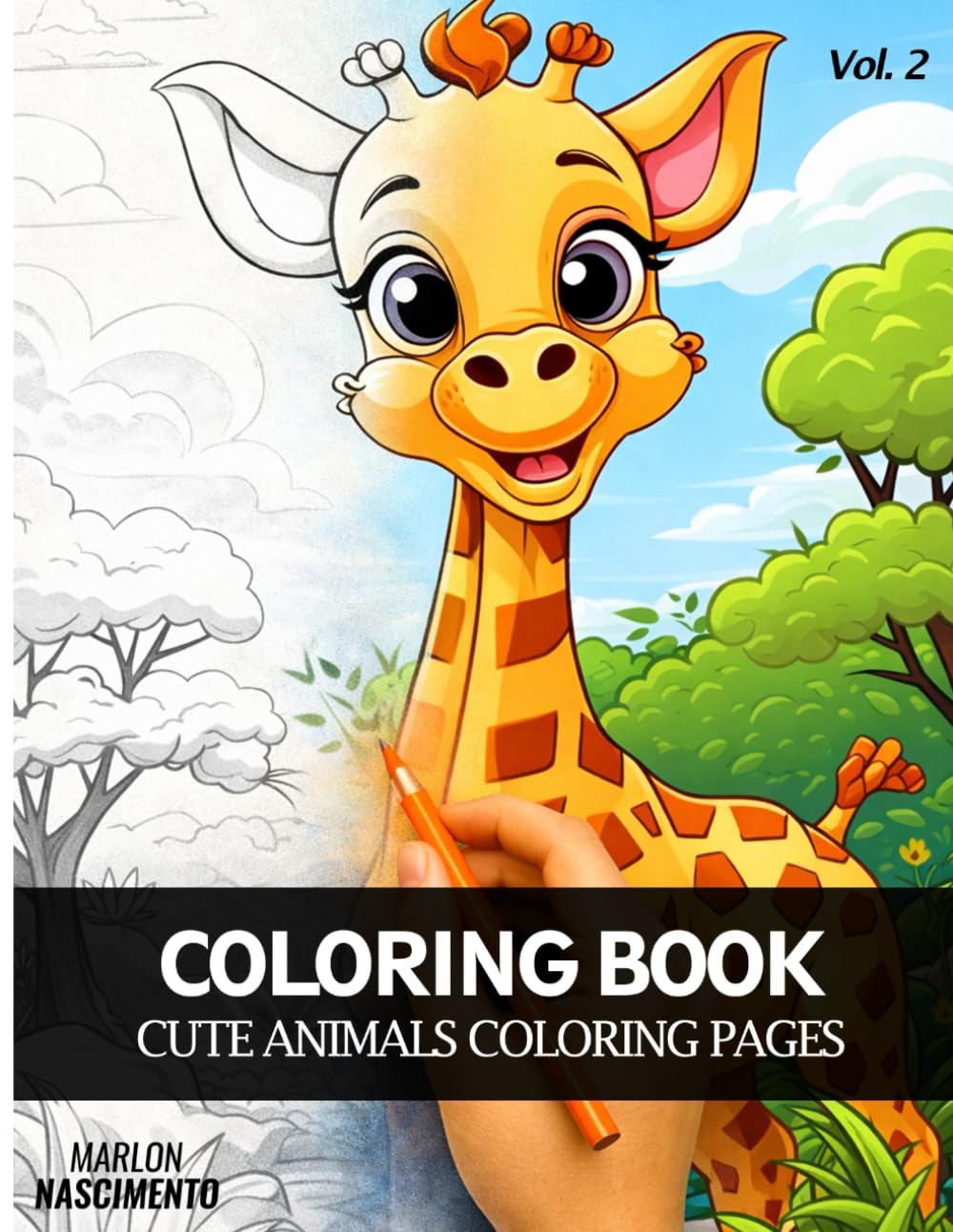 Coloring Book | Cute Animals Coloring Pages - Vol. 2