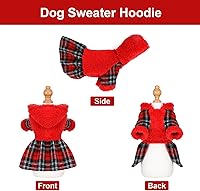 Vista 39 de Suéter para perro, ropa para cachorros, para perros pequeños, niño, niña, mascotas, sudaderas para perros clima frío, abrigos de perrito, sudadera