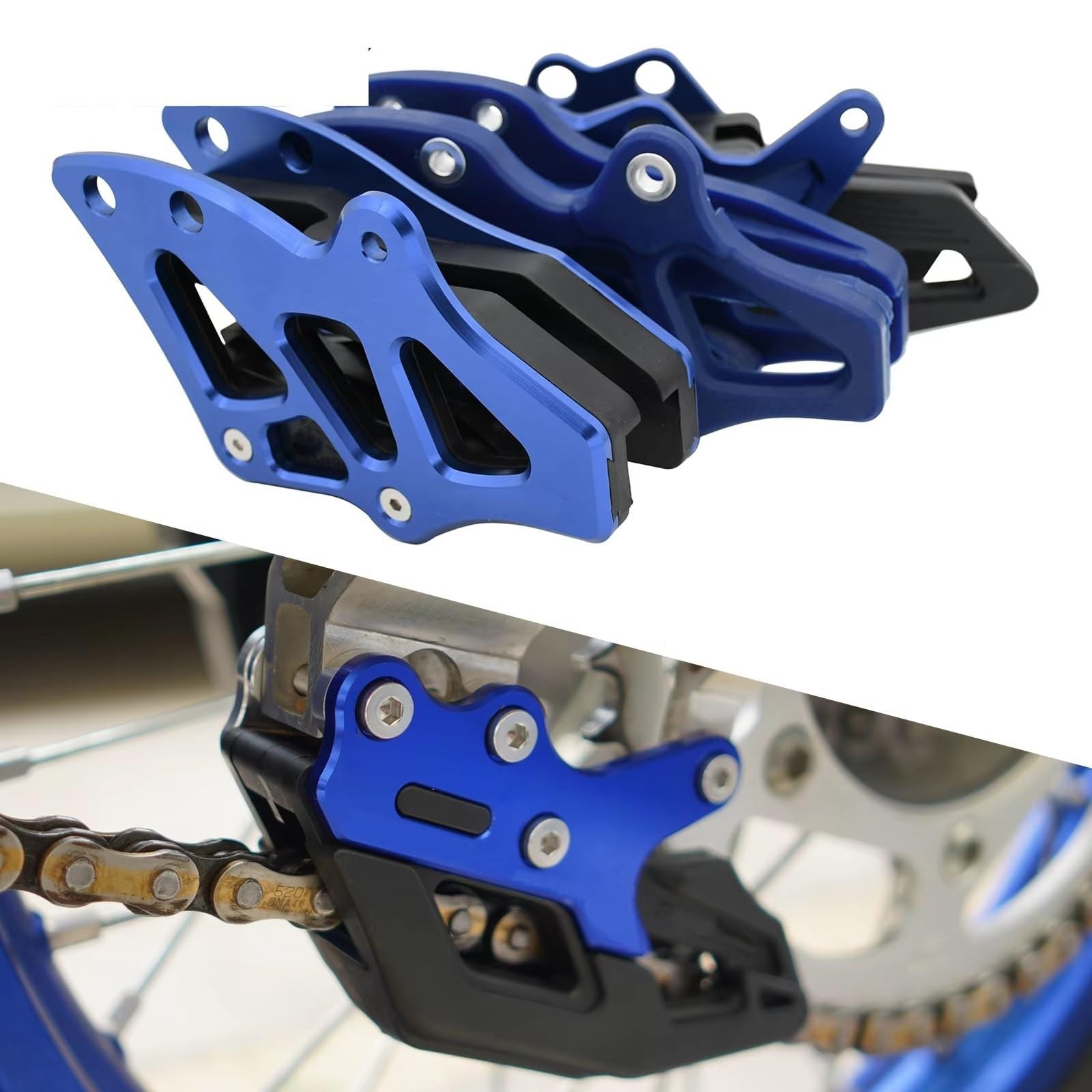 Catena Guida Guard Compatibile Con Yamaha Per YZ250X 2015 2016 2017 2018 2019 2020 Moto Posteriore Catena Guida Protezione Accessori Di Protezione