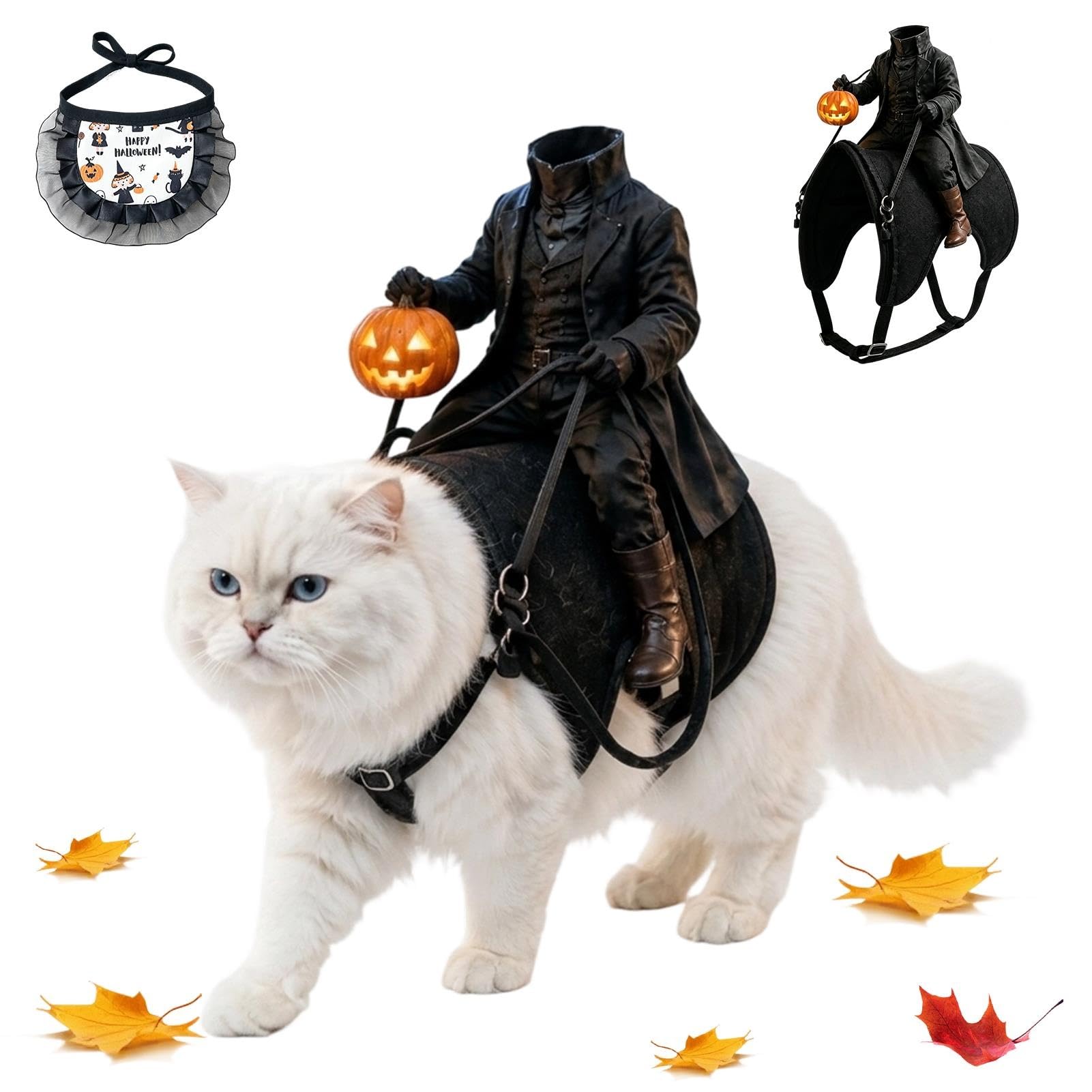 Light-Up Headless Horseman Pet Costume, Headless Horseman Dog Costume