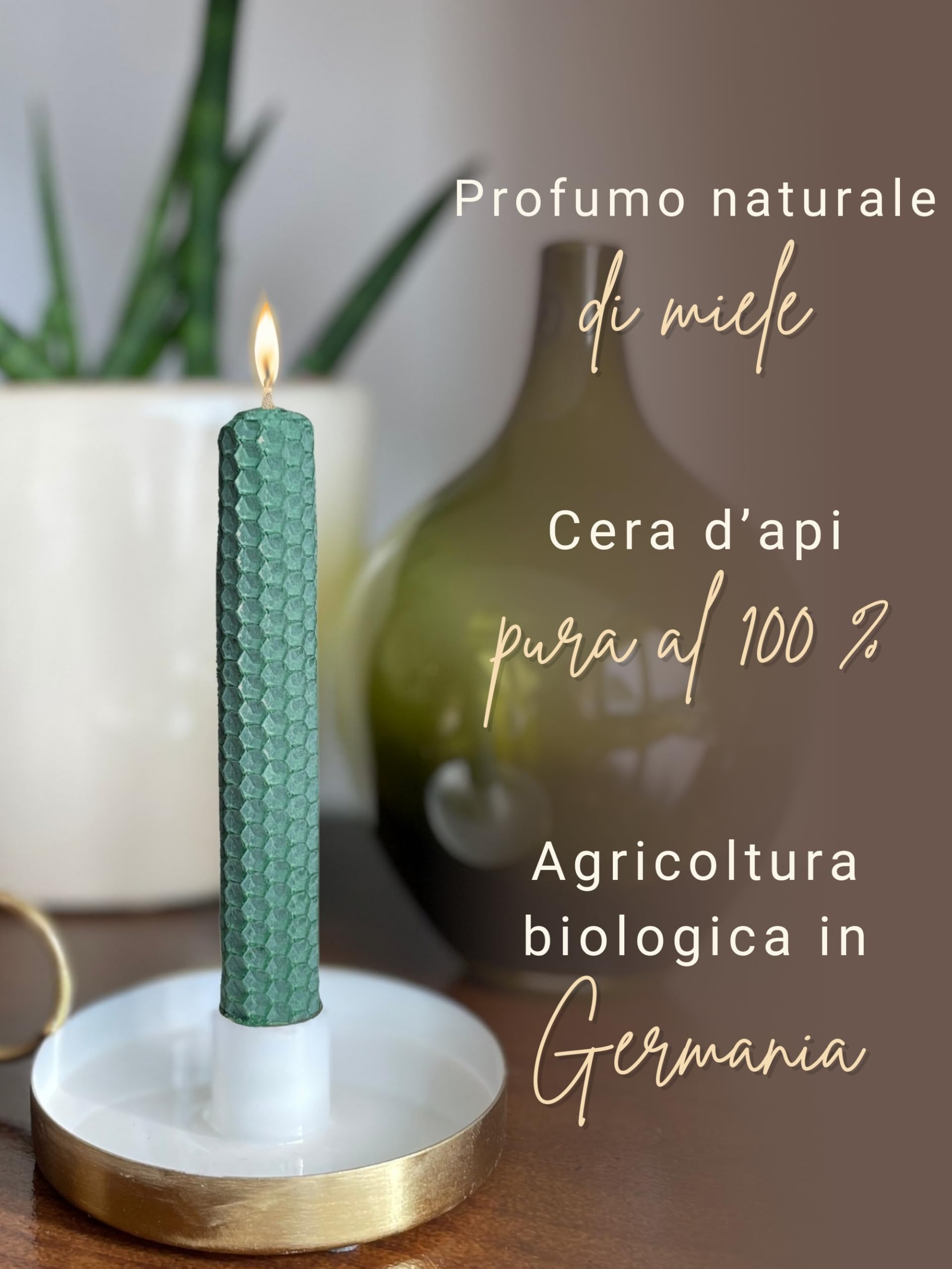 20 Fogli Di Cera D'api Naturali Per Candele Fai Da Te – 20x20 Cm, Puri, Facili Da Tagliare E Arrotolare, Ideali Per Artigianato
