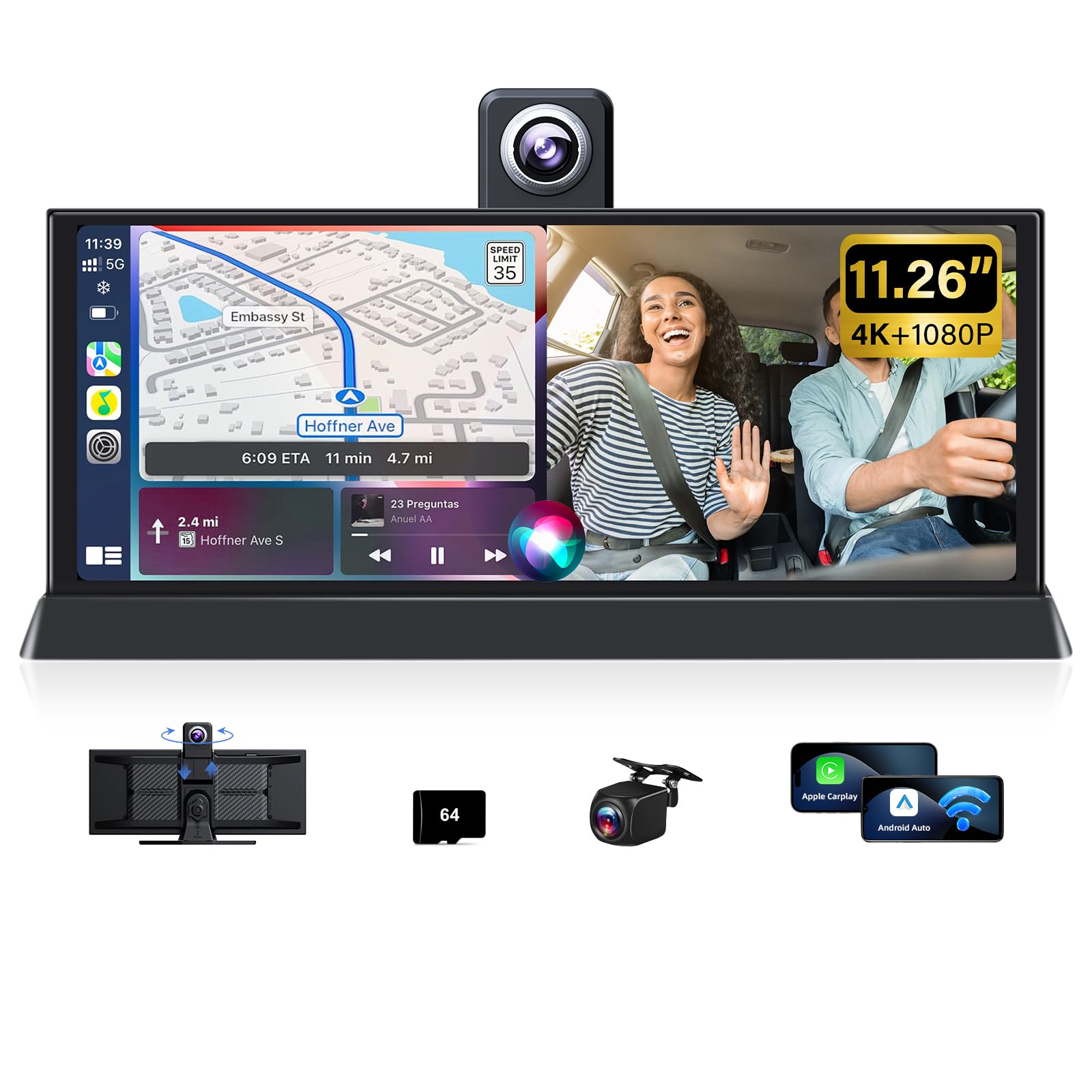 Amazon.com: 11.26'' Apple CarPlay Screen for Car Tablet Pro Max
