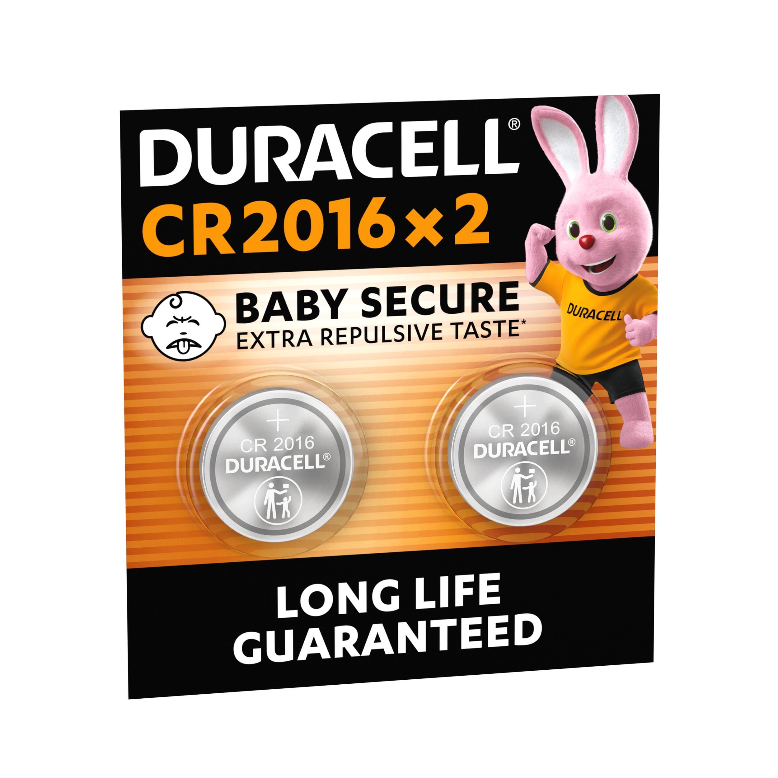 Pack de 2 Pilas de Botón Duracell DL2016B2/ 3V