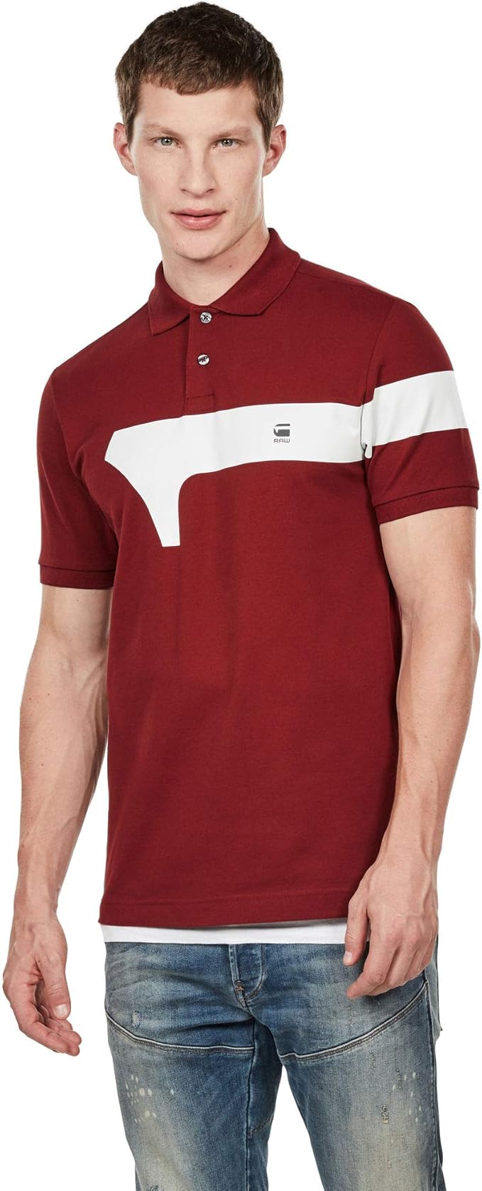 red g star raw shirt