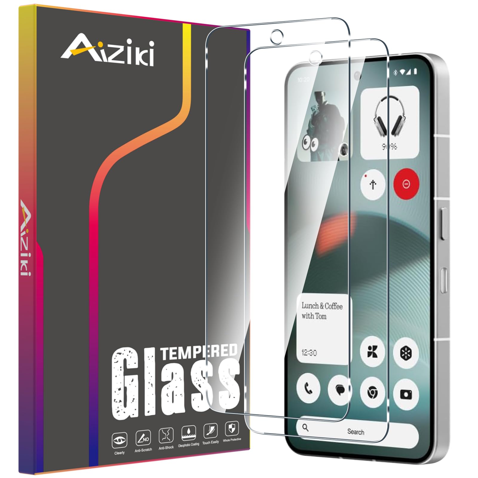 Glass Screen Protector For Motorola Moto G13 Tempered Glass Film, Impact-Protection, Anti-Shatter, Anti-Scratch, HD Clear, Bubble Free, [2 Pack] Screen Protectors Motorola Moto G13