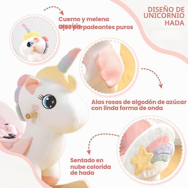Foto 3 de 7 de FUNLIO Caballo balancín de Unicornio para bebé
