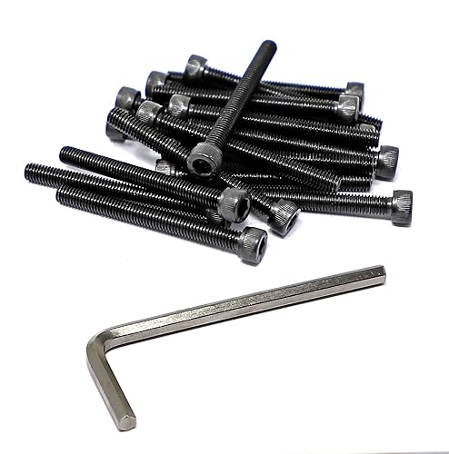 Miniatura 492 de iexcell 720 piezas de acero de aleación M4 x 6/8/10/12/16/20/25/30/35/40/45/50 de grado 12.9, tornillos de cabeza hexagonal, tornillos, arandelas