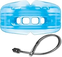 Shock Doctor Braces Mouthguard Football - Upper & Lower Teeth Protection, Instant Fit Youth/Adult w/ Helmet Strap for Sports