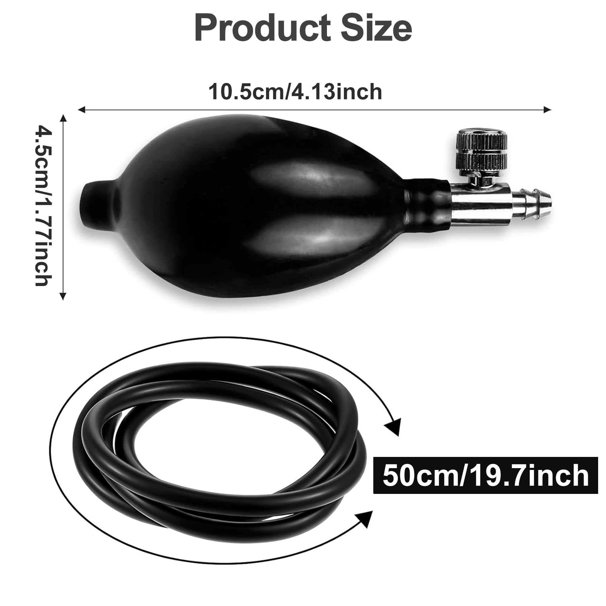 Air Bag Inflatable Valve, Adjustable Metal Valve with 19.7 Inch