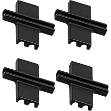 Golf Alignment Stick Clips 4 Pack, 8mm Alignment Stick Connectors for Ball Position, Stance, Putting, Swing Setup and Parallel Line Golf Practice, Clips Only