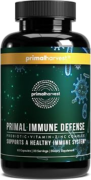 Primal Harvest Immune Defense - Daily Supplement, Gluten & Soy Free