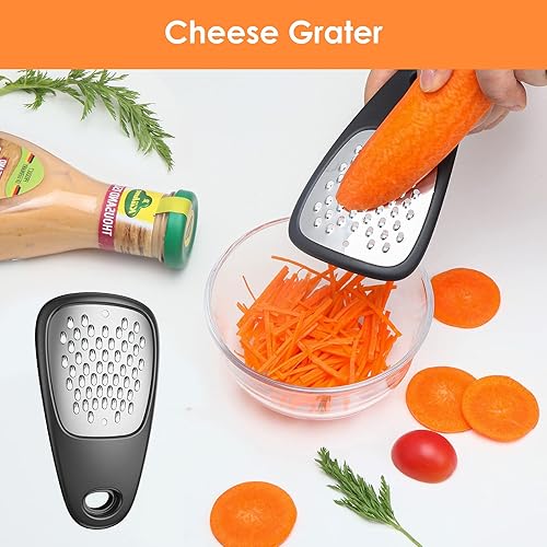 Miniatura 2 de Pisol Juego de 6 utensilios únicos de cocina, ahorro de espacio, rallador de queso, abridor de botellas, pelador de frutas y verduras, cortador de