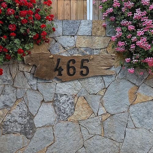 Miniatura 4 de Números y letras de casa de hierro fundido de 3 pulgadas, números de casero de hierro fundido vintage, números de buzón de puerta de metal sólido,