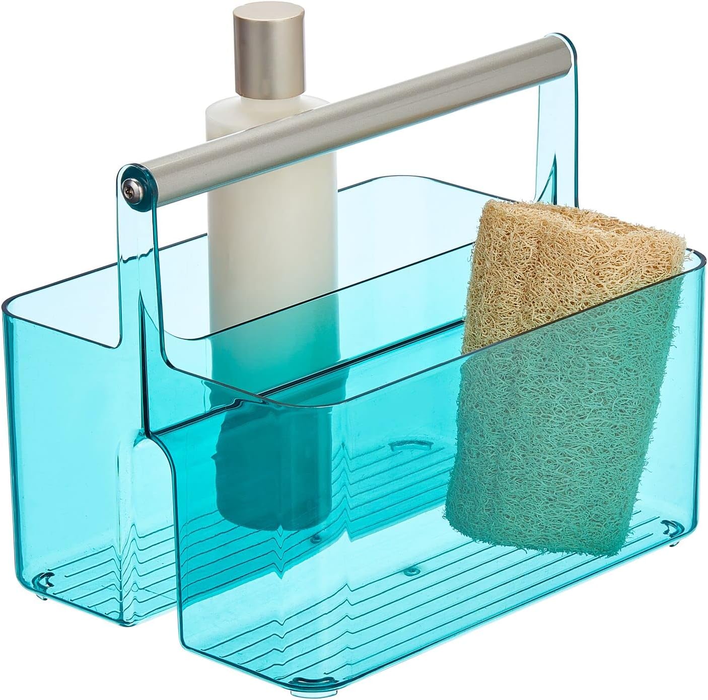 mDesign Plastic Shower Caddy Storage Organizer Utility Tote