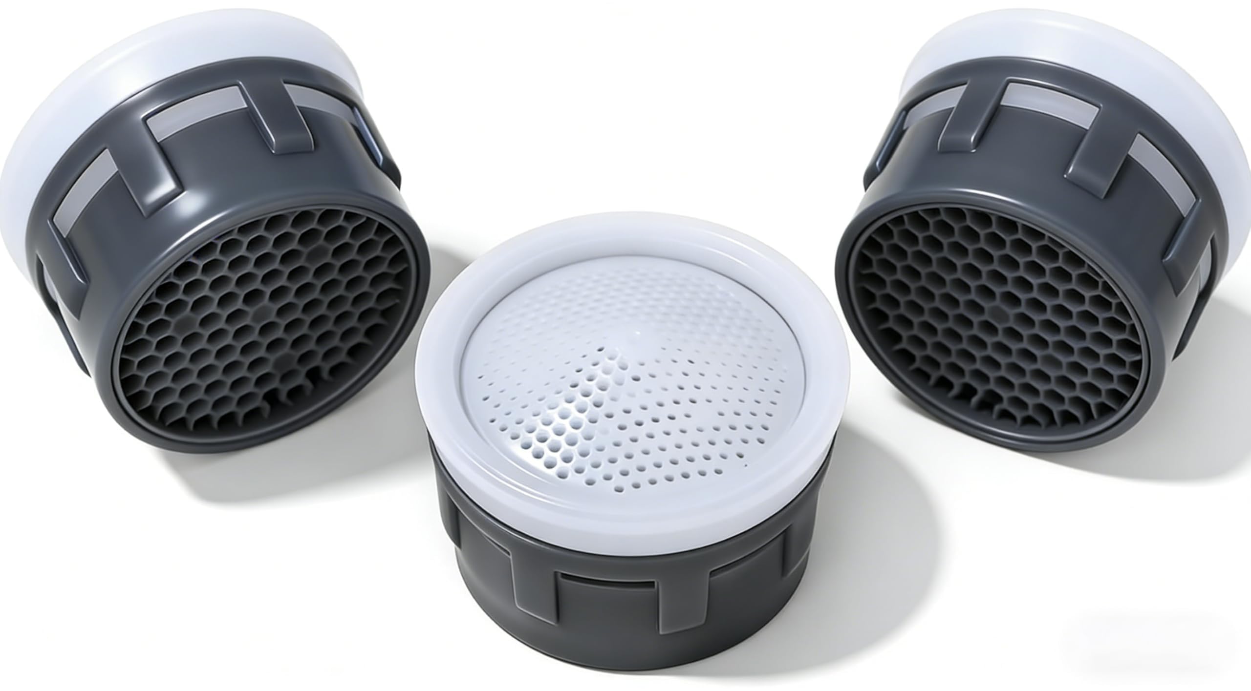 Aireadores de grifo 216721 de 1.0 GPM para fregaderos de cocina y baño con tres unidades