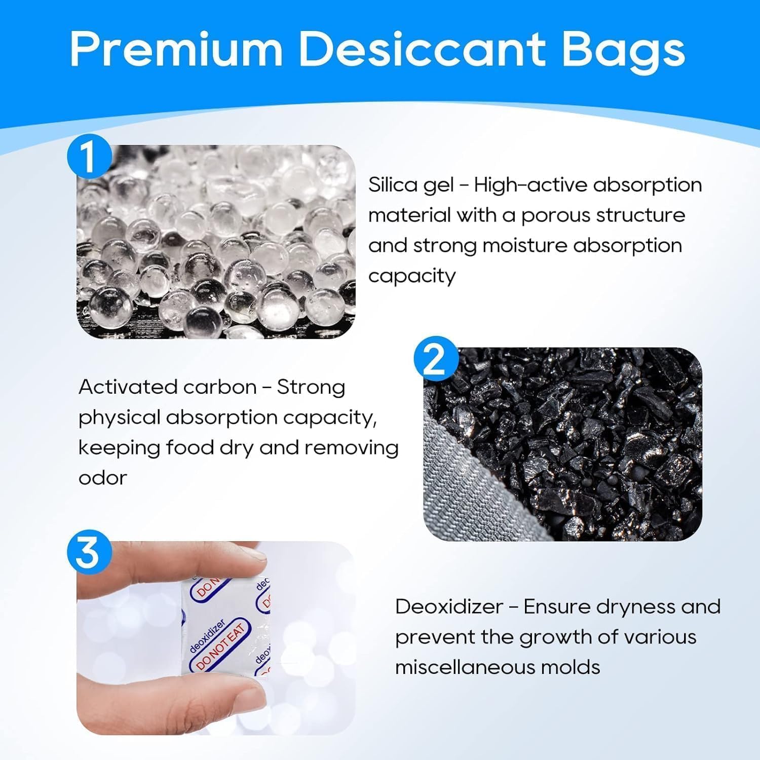 ZaKaBox 8pcs Desiccant Bags,Suitable for PETLIBRO PLAF101, PLAF005,PLAF006,PLAF103,PLAF203,PLAF301 Automatic Cat Feeder - Image 4