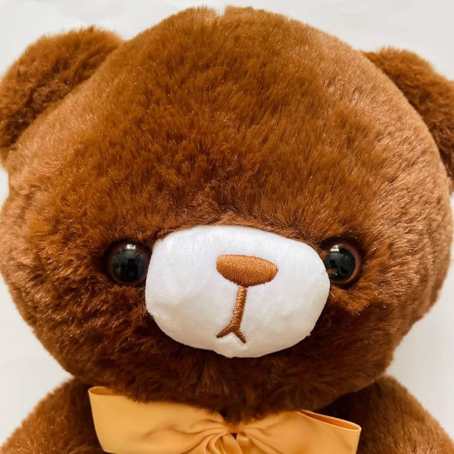 アンティーク　テディベア 茶色のリボン付きぬいぐるみ 約30cm ミディアム・ベア 茶色 赤リボンの通販 by 🌻ぺこ＆ぽこちゃまの