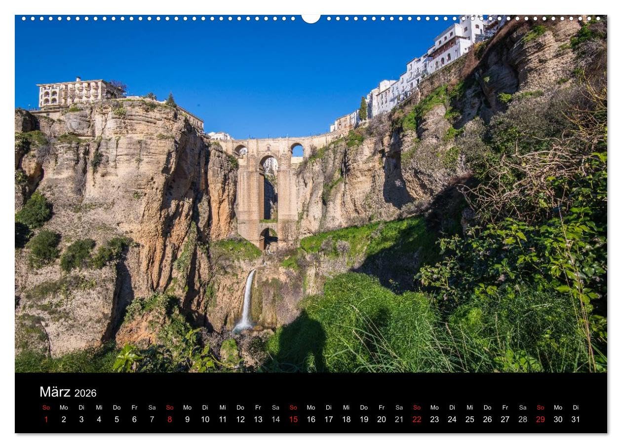 Andalusien (hochwertiger Premium Wandkalender 2026 DIN A2 quer), Kunstdruck in Hochglanz: Andalusien - der "sonnige Süden" Spaniens (CALVENDO Orte)