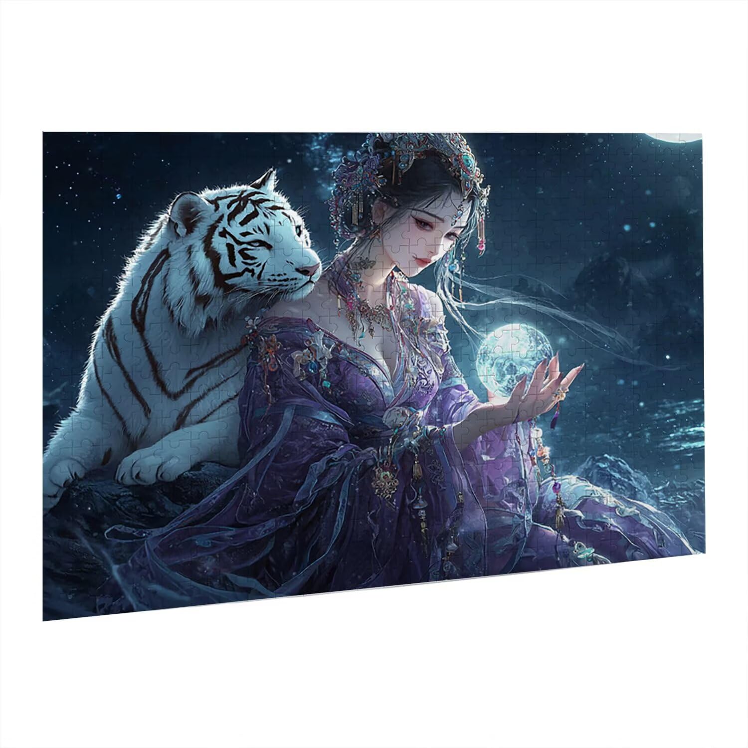 Jigsaw Puzzle, 4000 Pezzi Puzzle Classici, Tigre Puzzle Rilassamento Intelligence, Mpossibile Difficile Puzzle Impegnativo per Adulti Puzzle Gioco Familiare, Regalo per Amore Amico Donnafr0-346