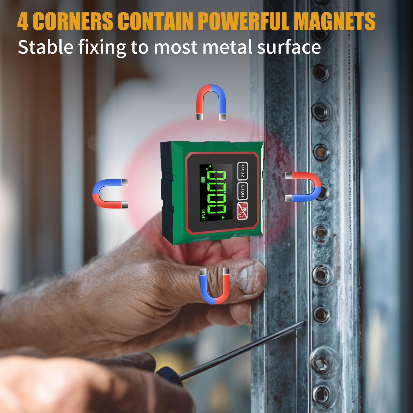 Digital Angle Finder - Laser Level for Precise Measurements -7