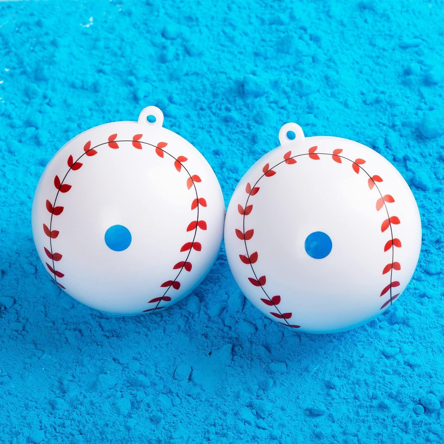 Gender Reveal Exploding Baseball for Gender Reveal Party Decorations 2 Pack Blue