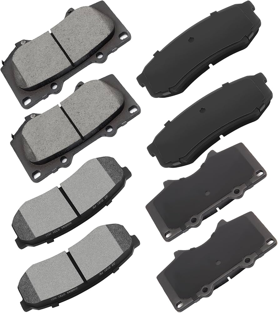 Amazon.com: cciyu D976 D606 Ceramic Front Rear Disc Brake Pad Set