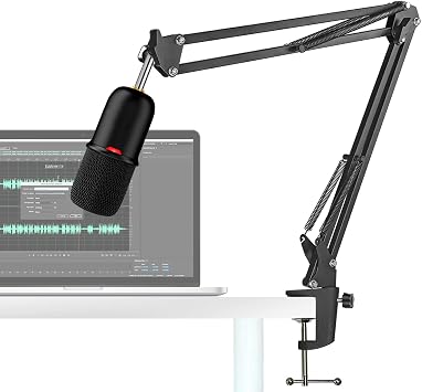 HyperX SoloCast Boom Arm Stand - Professional Studio Mic Stand Compatible with HyperX SoloCast Microphone by YOUSHARES