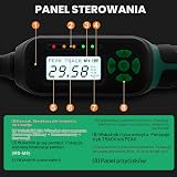 AEROFORCE Cyfrowy klucz dynamometryczny – napęd 3/8 cala, elektryczny klucz dynamometryczny (6,8-135 Nm), z dwukierunkową grzechotką, dokładność ± 2%, alarm letni i LED, 4 jednostki pomiaru