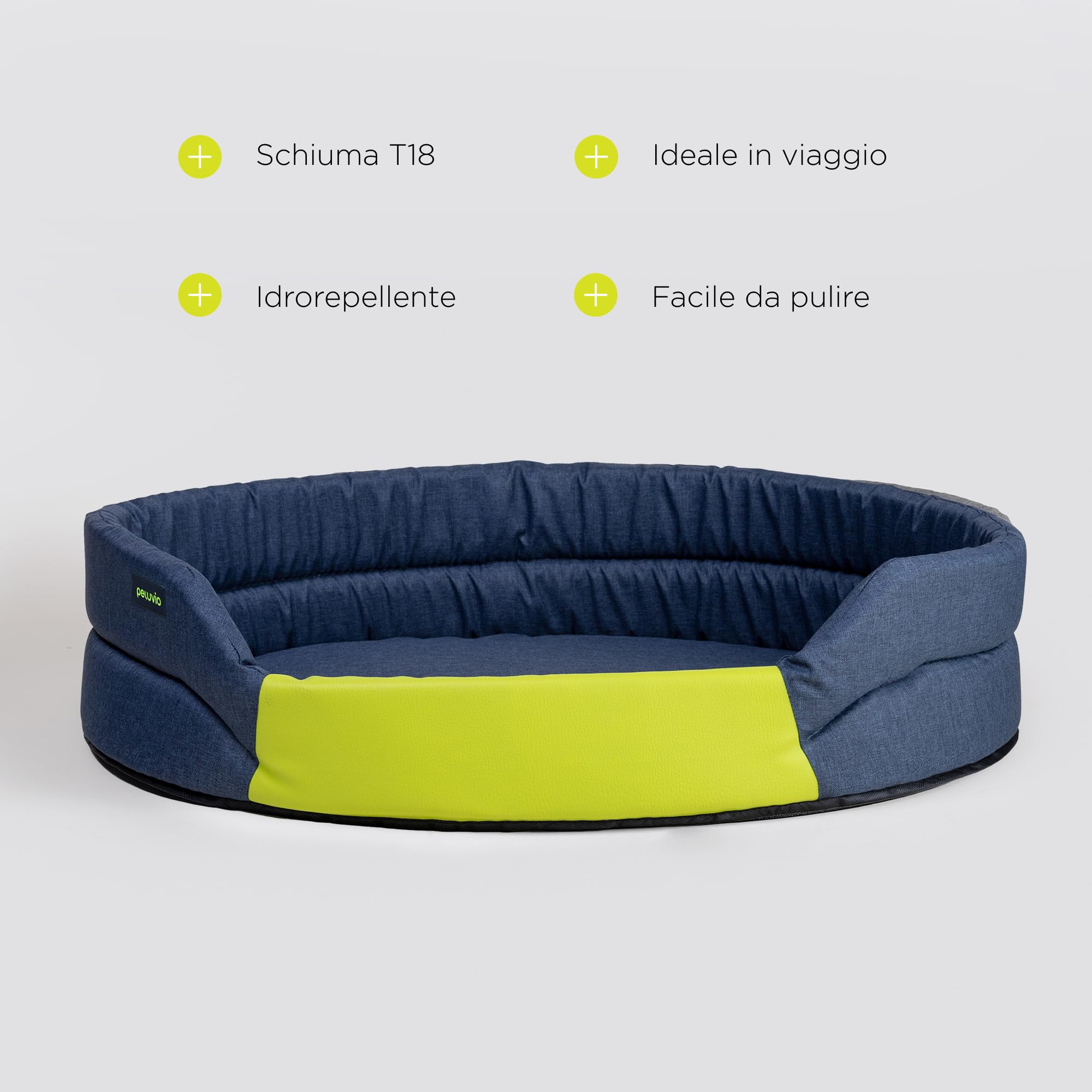 Arita Cuccia Impermeabile da Interno per Cani | Materasso senza Bordi, Rivestimento PU Idrorepellente, Fondo Antiscivolo, Leggera, Lavabile a 30°C, Taglie S, M e L