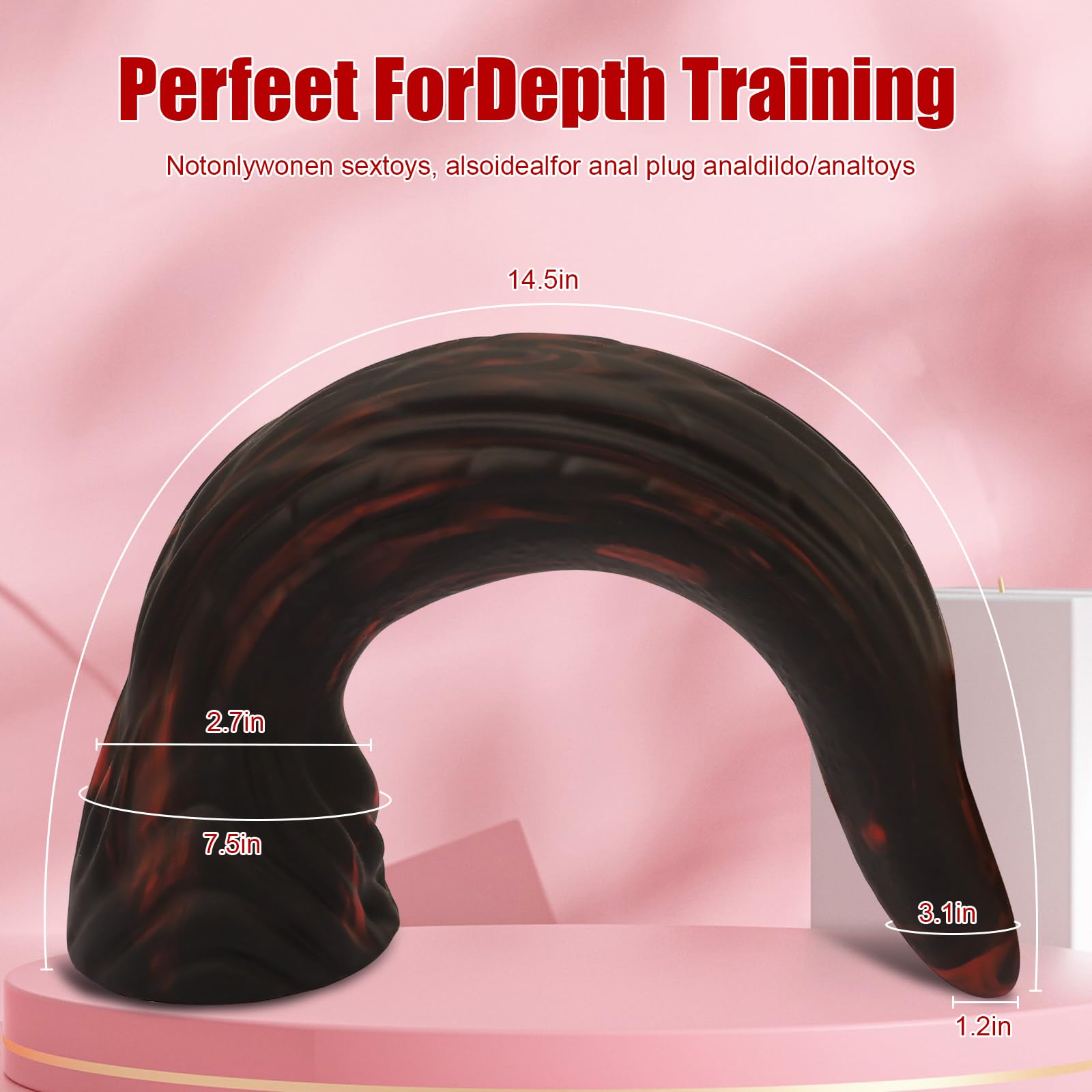 Amazon.com: Consolador anal de 14.5 pulgadas de largo que se siente como la piel, enorme consolador de fantasa con ventosa fuerte, consoladores de silicona realistas para punto G y estimulacin anal, tapn Amazon.com: Consolador anal de 14.5 pulgadas de largo que se siente como la piel, enorme consolador de fantasa con ventosa fuerte, consoladores de silicona realistas para punto G y estimulacin anal, tapn