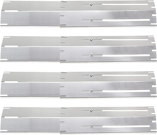 Criditpid Escudo universal de acero inoxidable para placa térmica, tienda de calor, barra aromatizante, cubierta de quemador, piezas de repuesto