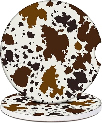 Miniatura 19 de 2 unidades de posavasos para portavasos de coche - Posavasos de cerámica absorbente con diseño de ciervo forestal, posavasos de vida silvestre para