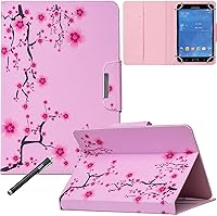 Vista 17 de NewShine - Funda universal de 8.0 pulgadas, piel sintética, con ranuras para tarjetas para Galaxy Tab 3, Tab 4, Note 8.0/iPad mini 1, 2, 3/Yaxa